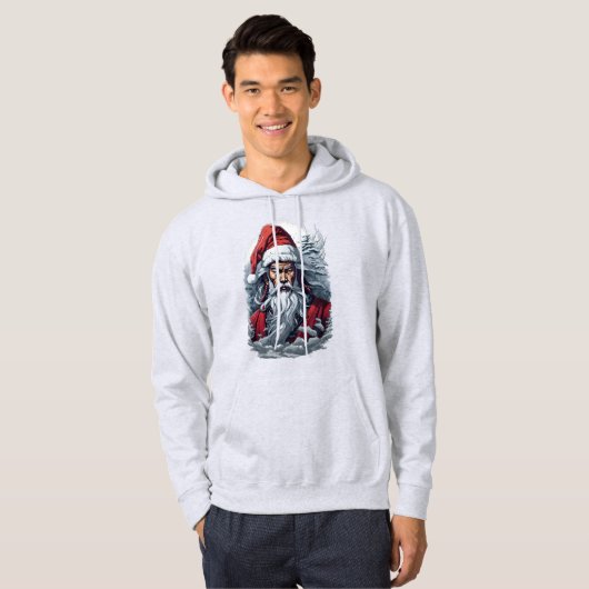 Samurai Santa Claus Hoodie (Vorne ganz)