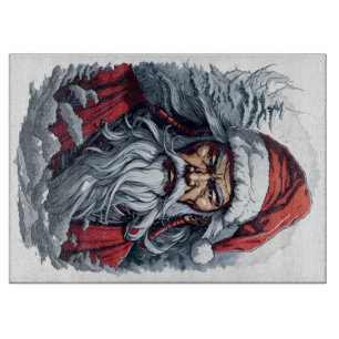 Samurai Santa Claus Schneidebrett