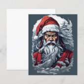 Samurai Santa Warrior Weihnachtsgeschenk (Vorne/Hinten)