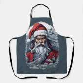 Samurai Santa Warrior Weihnachtsgeschenk Schürze (Vorderseite)
