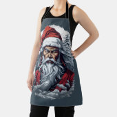 Samurai Santa Warrior Weihnachtsgeschenk Schürze (InSitu)