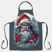Samurai Santa Warrior Weihnachtsgeschenk Schürze (Vorderseite)