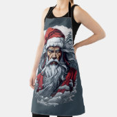 Samurai Santa Warrior Weihnachtsgeschenk Schürze (InSitu)