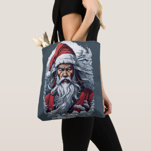 Samurai Santa Warrior Weihnachtsgeschenk Tasche