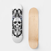 Samurai-Schädel-ursprüngliche Entwurfs-Skateboard Skateboard (Vorderseite)