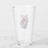 Samurai-Schädelkrieger Glas (Rückseite)