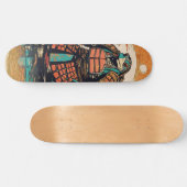 Samurai-Schildkröte Skateboard (Horizontal)