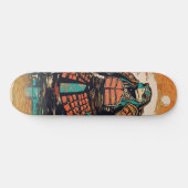 Samurai-Schildkröte Skateboard (Horizontal)