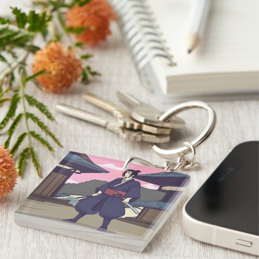 Samurai Schlüsselanhänger (Vorderseite rechts)