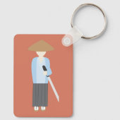 Samurai Schlüsselanhänger (Rückseite)