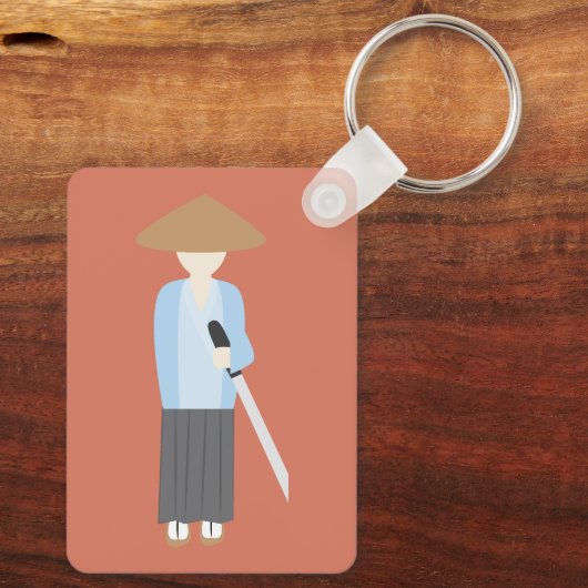 Samurai Schlüsselanhänger (Rückseite)