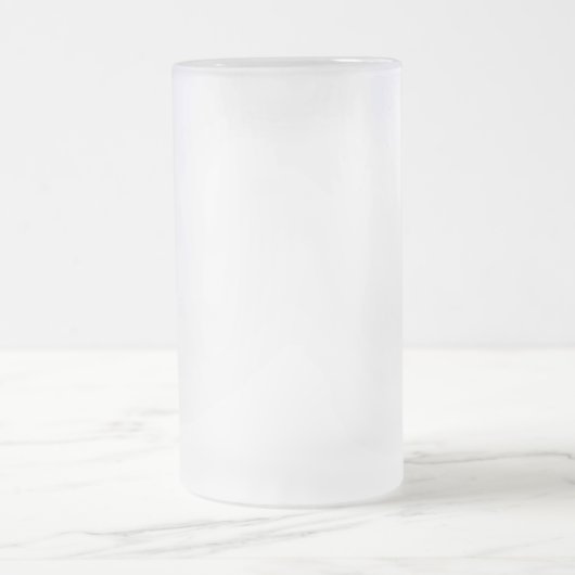 Samurai-Schneid-Kanji Mattglas Bierglas (Mittel)