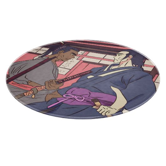 Samurai Schneidebrett (Ecke)