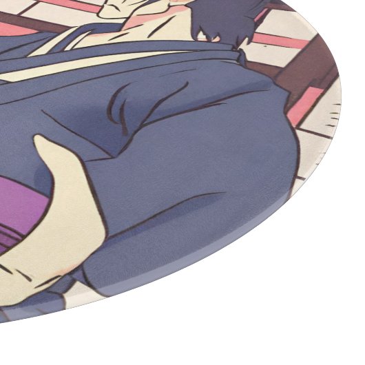 Samurai Schneidebrett (Ecke)