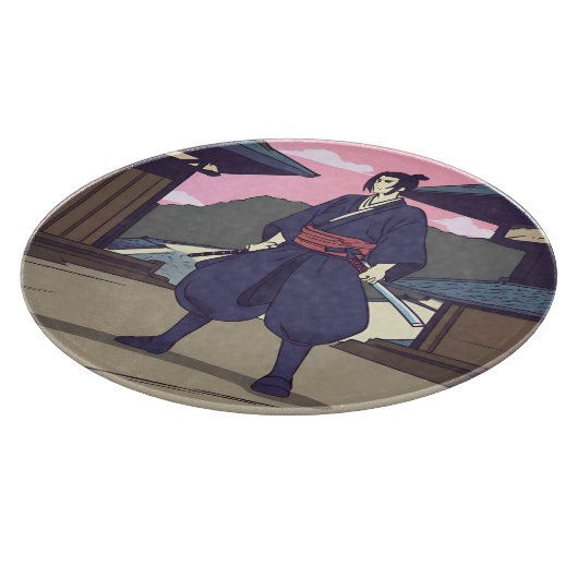 Samurai Schneidebrett (Ecke)