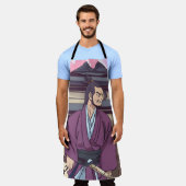 Samurai Schürze (Getragen)