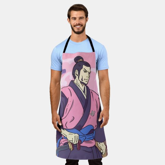 Samurai Schürze (Getragen)