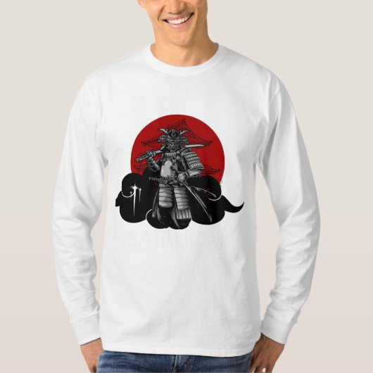 Samurai-Schwert der Ehre T-Shirt (Vorderseite)