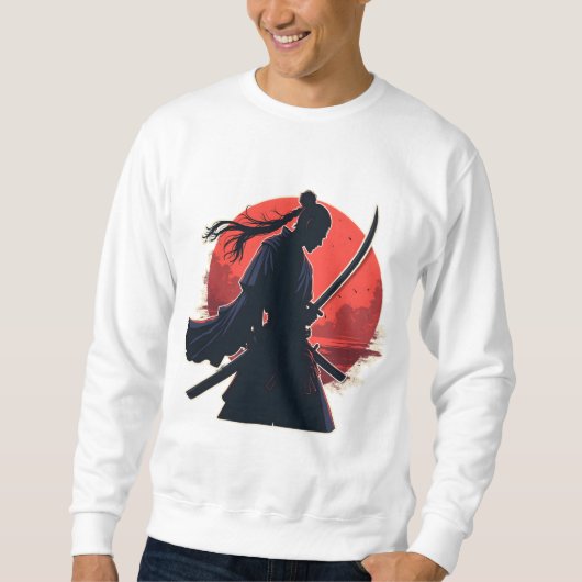 Samurai-Schwert Sweatshirt (Vorderseite)