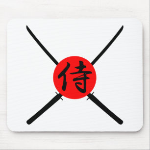 SAMURAI - Schwert und Kanji Mousepad