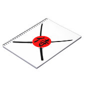 SAMURAI - Schwert und Kanji Notizblock (Linke Seite)