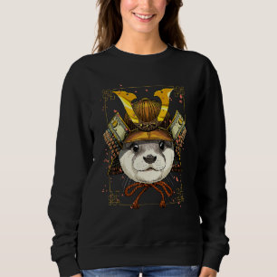 Samurai Seeotter japanischer Krieger Bushido Japan Sweatshirt