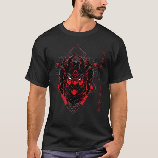 Samurai Shinigami-Krieger T-Shirt (Vorderseite)