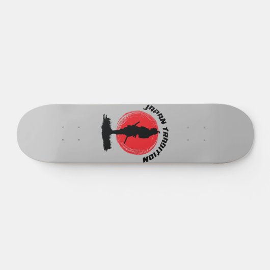 Samurai Shogun Warrior Japan Skateboard (Horizontal)