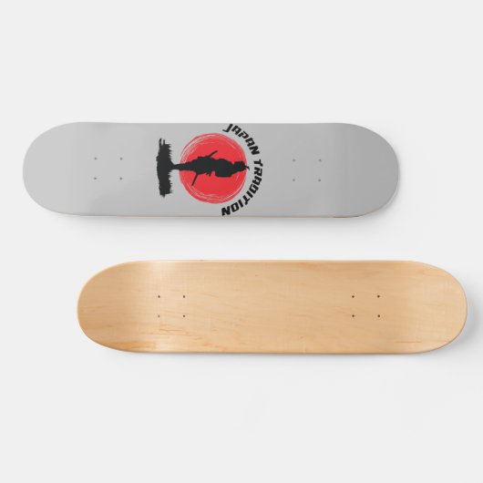 Samurai Shogun Warrior Japan Skateboard (Horizontal)