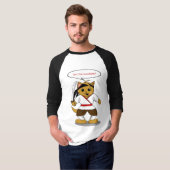 Samurai-Sicherheits-Katze T-Shirt (Vorne ganz)
