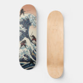 SAMURAI Skateboard – Japanese Ukiyo-e Inspired Art (Vorderseite)