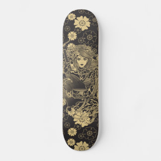 Samurai Skateboards Japanische Kriegerfrau
