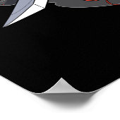 Samurai Skull Poster (Ecke)