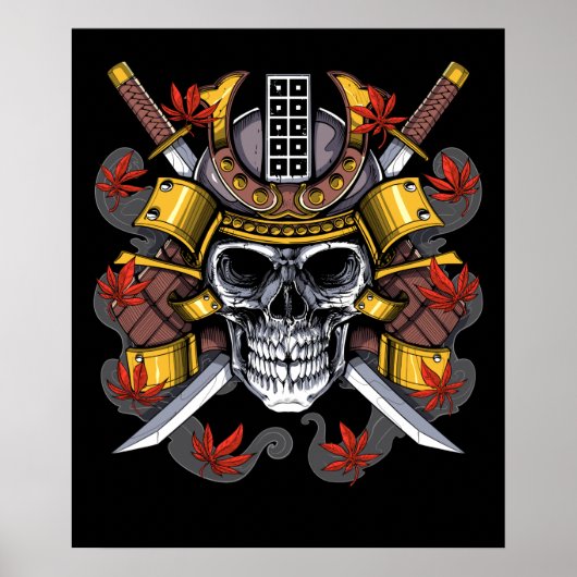 Samurai Skull Poster (Vorne)
