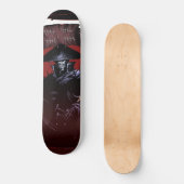 Samurai Skull Skateboard (Vorderseite)
