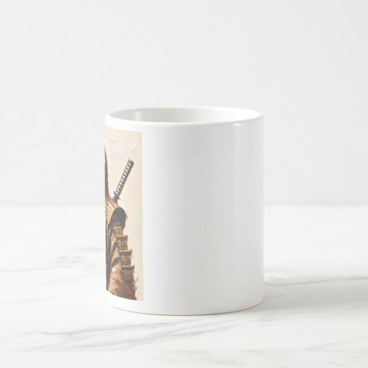 Samurai Sloth Kaffeetasse (Mittel)