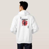 Samurai Spirit - Epischer japanischer Krieger Anim Hoodie (Schwarz voll)