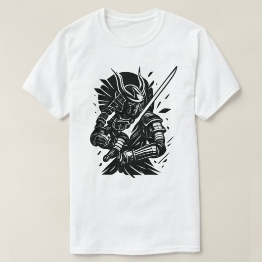 Samurai Spirit: The Art of Strength and Honor T-Shirt (Design vorne)