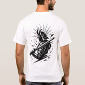 Samurai Spirit: The Art of Strength and Honor T-Shirt (Rückseite)