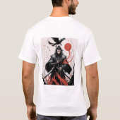 Samurai Spirit: Tragen Sie Ihre Stärke T-Shirt (Rückseite)