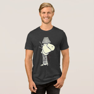 Samurai Spirit: Vintages Art-Tri-Blend-T-Shirt Tri-Blend Shirt