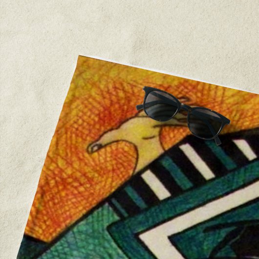 Samurai Strandtuch (Beispiel)