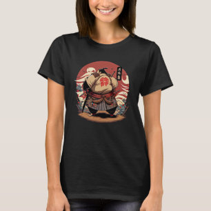Samurai Sumo Japan suns Rikish Bushido Wrestler T-Shirt