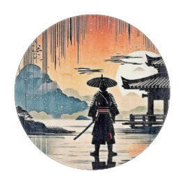Samurai Sunset: Reflektive Reise Schneidebrett