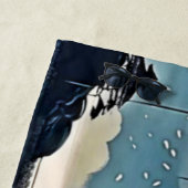 Samurai Sunset: Reflektive Reise Strandtuch (Beispiel)