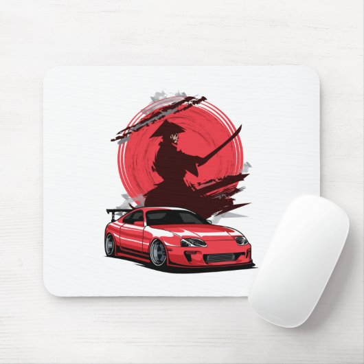 Samurai Supra Japanese Car Mousepad (Mit Mouse)