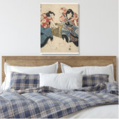 Samurai Sword Fight Circa 1825 Leinwanddruck (Insitu (Schlafzimmer))
