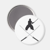 samurai sword magnet (Vorderseite/Rückseite)