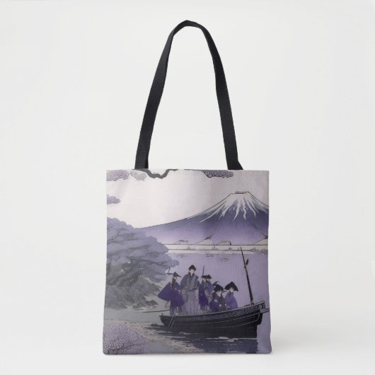 Samurai-Tasche Mount Fuji Japanische Kunst Tasche (Vorderseite)