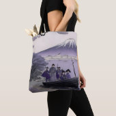 Samurai-Tasche Mount Fuji Japanische Kunst Tasche (Von Nahem)